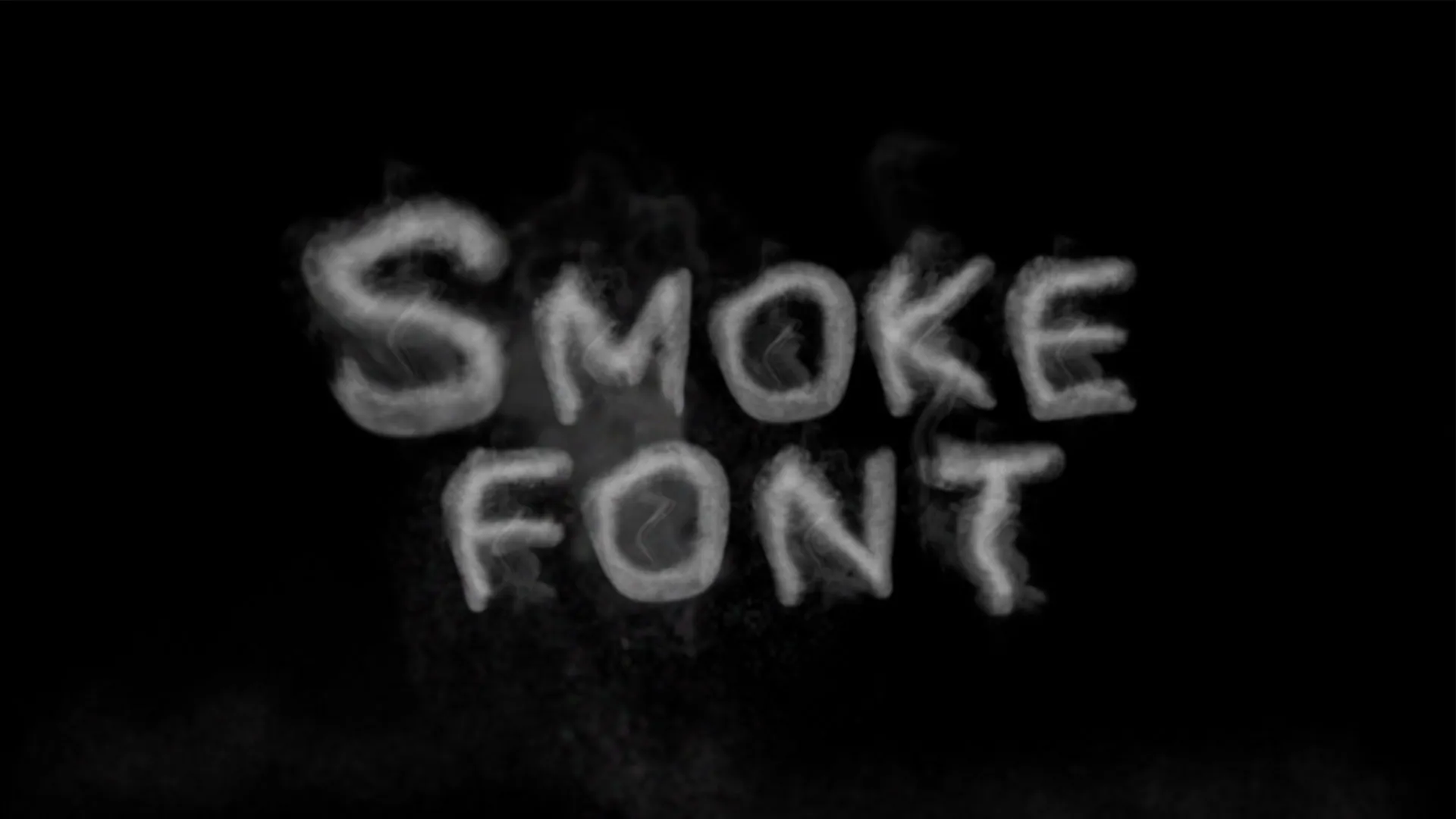 smoke-font