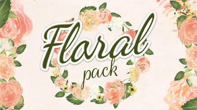 ウェディング - フローラルパック