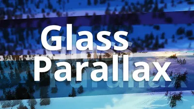 Glas Parallax-Diashow