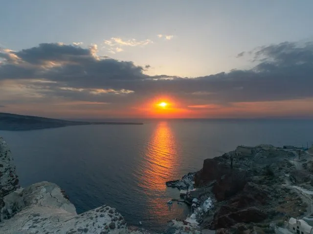 Coucher de soleil sur Santorini 3