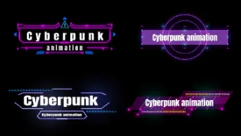 High Tech Cyberpunk Pack Lowerthird