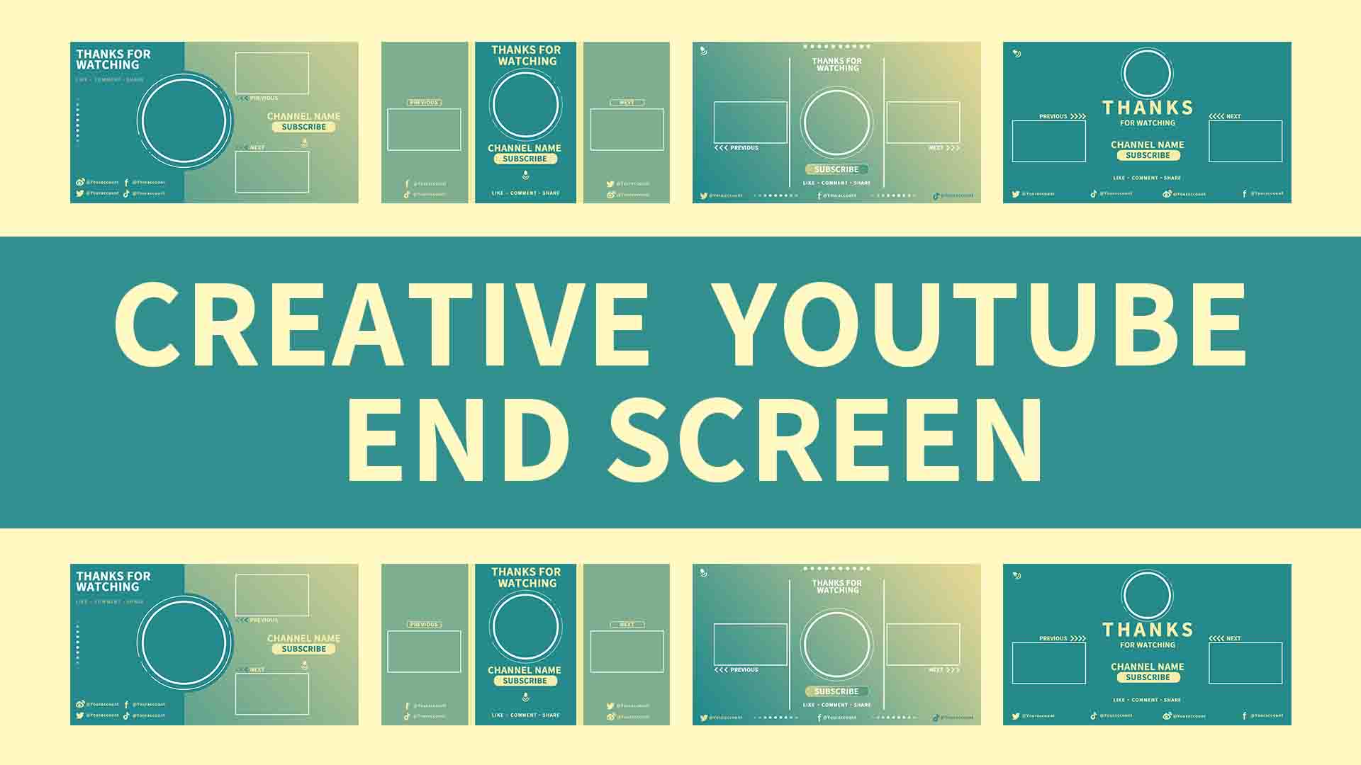 Creative Youtube End Screen