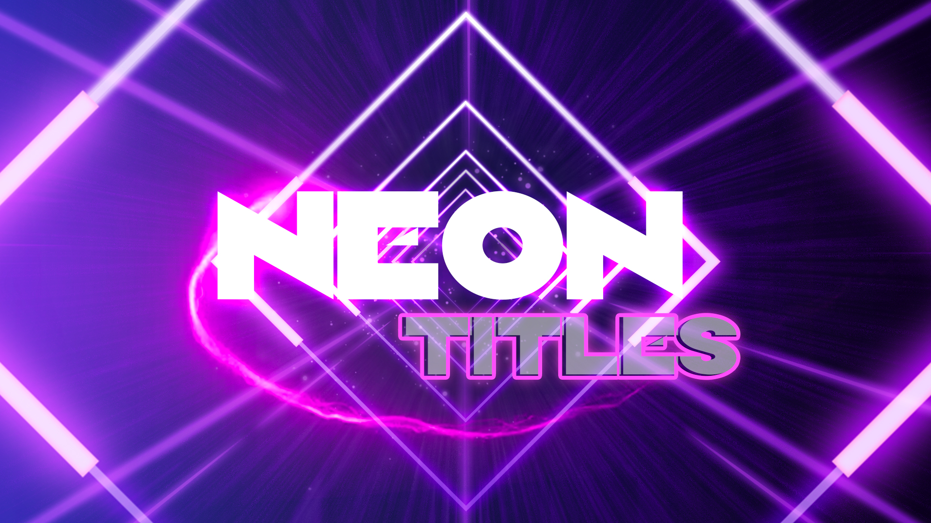 Neon Titles Pack