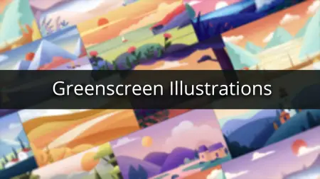 green screen illustration