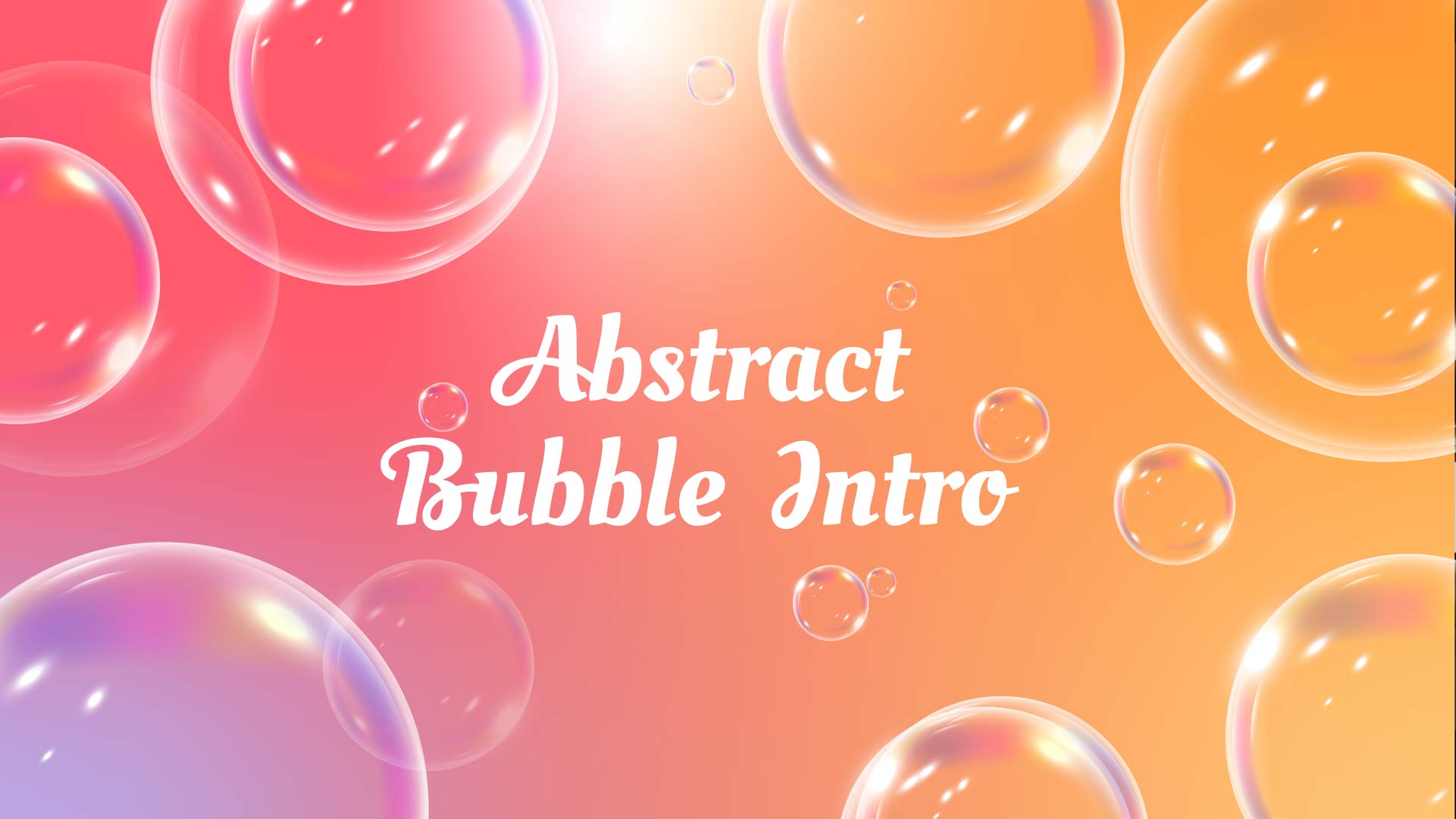 Abstract Bubble Intro